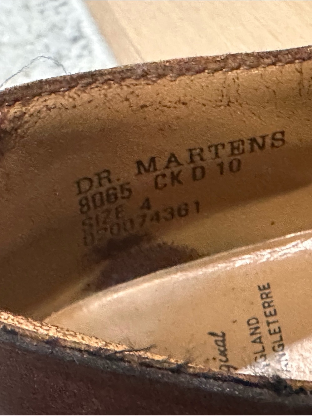 Dr. Martens UK Women's Brown Leather T-Bar Mary Jane - Picture 7 of 8